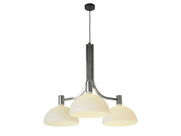 NEMO lampe à suspension AS43C (Chrome - Métal et verre opale)