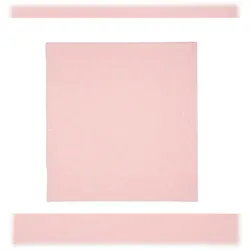 Excelsa Set mit 6 Servietten Pastel Color 40x40 cm Baumwolle rosa