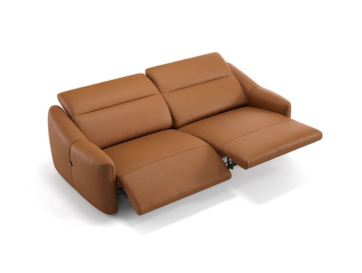Designer Relaxsofa SAMOA 3-Sitzer Ledersofa