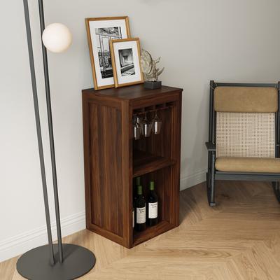 "GDFStudio - Centennial Modern 35.43"" Tall Modular Wine Bar Buffet Cabinet Storage"