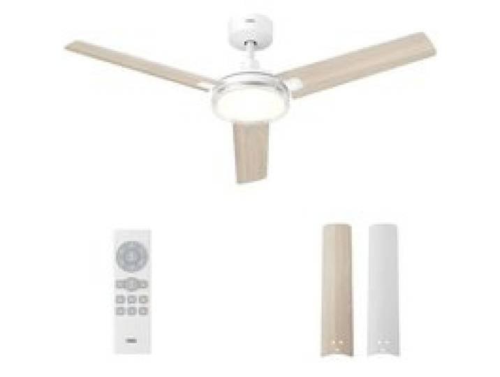 Ventilateur de plafond avec lumière LED - DREO - DR-HCF004 White - 132 cm - Moteur CC 6 vitesses - LED 2400 lm dimmable