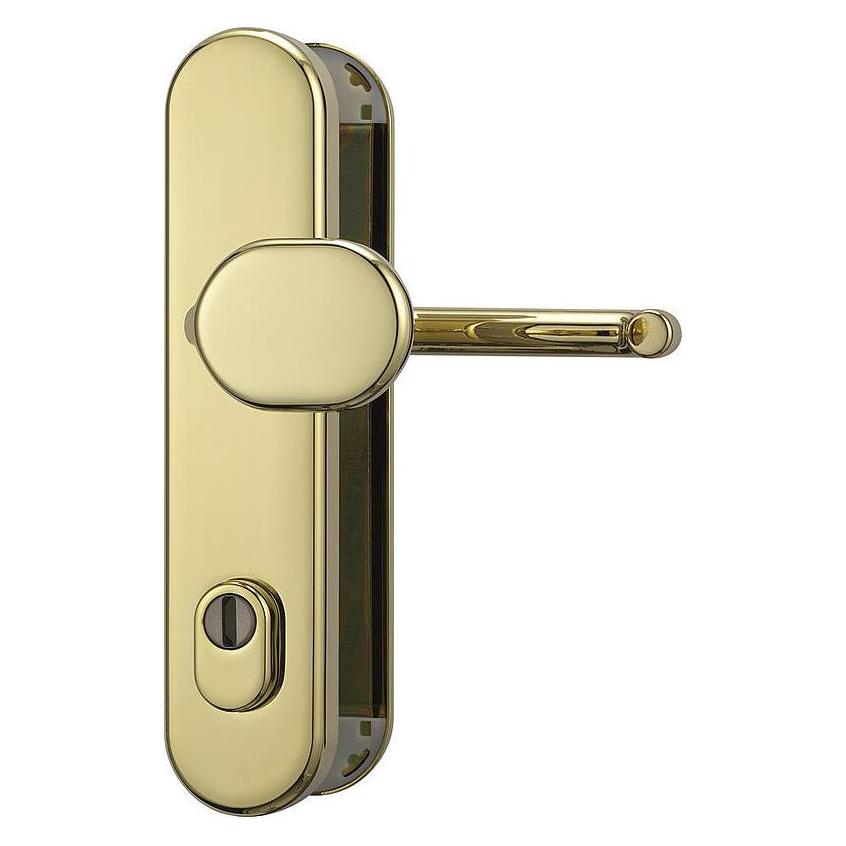 Abus KLZS714 MS EK Schutzbeschlag rund WG, messing (Türgarnitur) (12243)