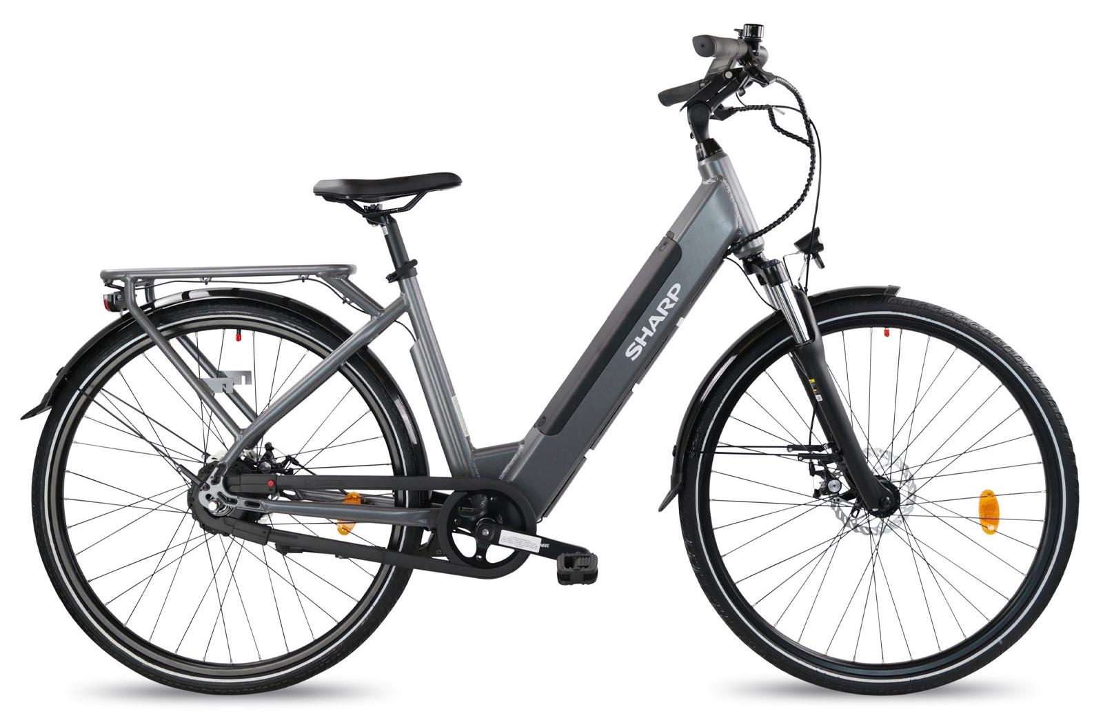 Sharp Automatic Elektro-Citybike 12,8 Ah 28 Zoll