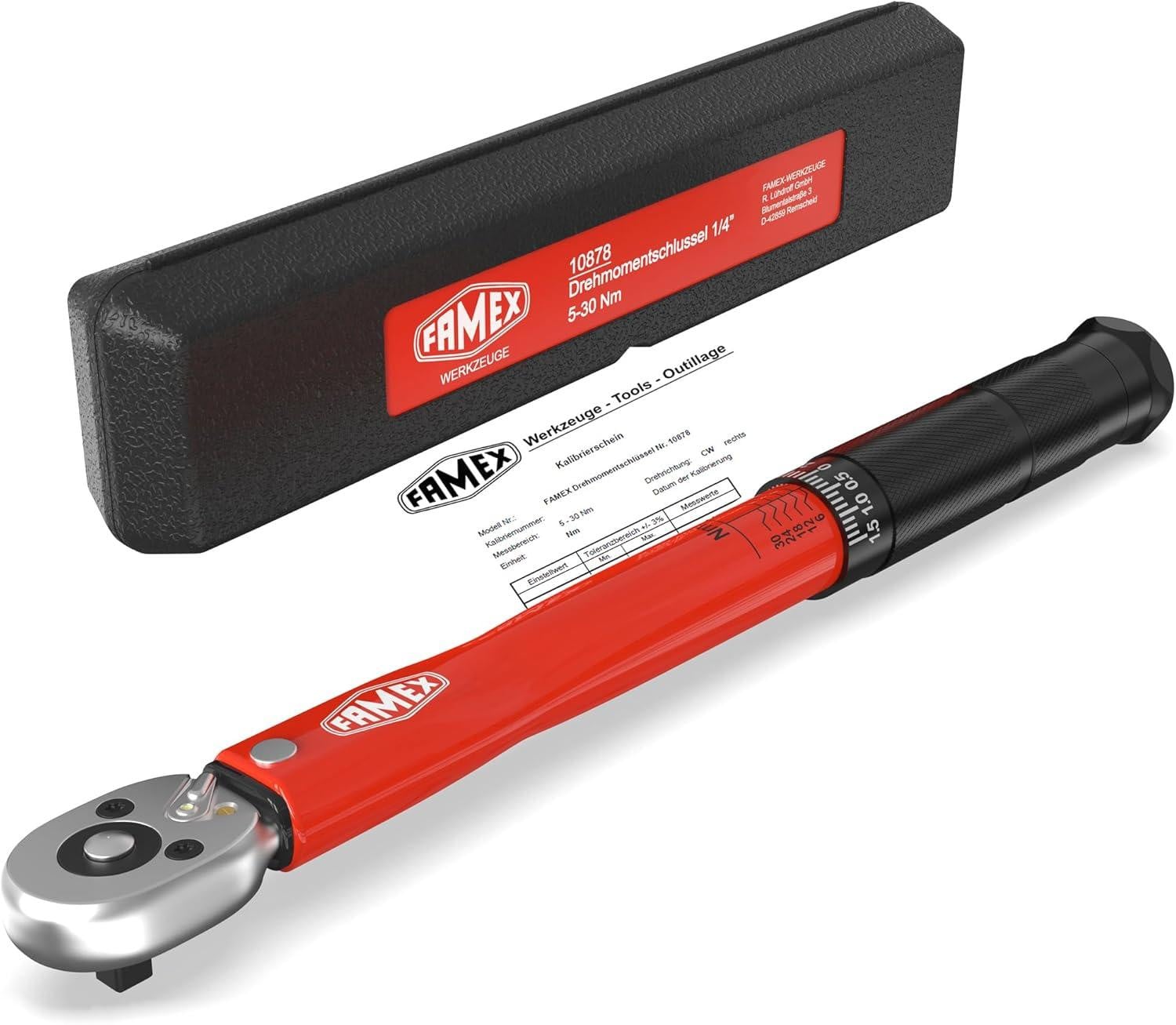 Momentsleutel 1/4 inch 5-30 Nm voor fiets