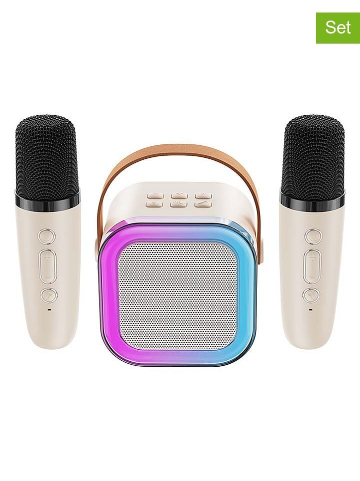 SmartCase Karaoké-Set in Weiß - onesize