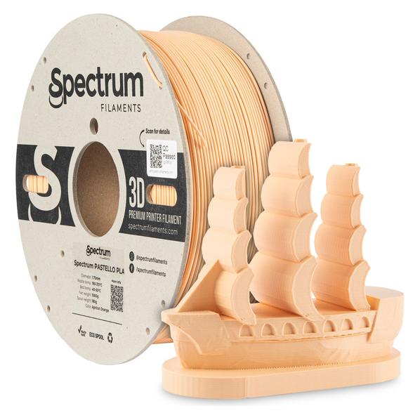 Spectrum Filament PLA Pastello apricot orange 1.0kg 1.75mm (PLA, 1000 g, 1.75 mm) (80708)