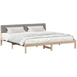 vidaXL, Bett, Eichhorst (200 x 200 cm)