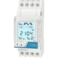ORBIS Zeitschalttechnik DATA LOG 2 230 V Hutschienen-Zeitschaltuhr digital 250 V/AC OB175012