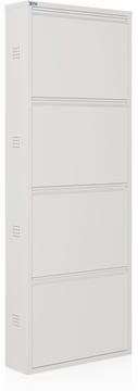 Ceha Antibacterial 4 Tier metal shoe cabinet side holes