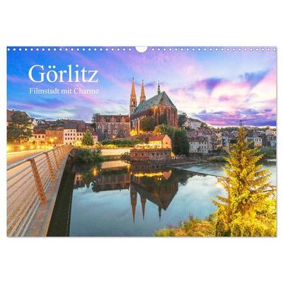 Görlitz - Fimstadt mit Charme (Wandkalender 2026 DIN A3 quer), CALVENDO Monatskalender