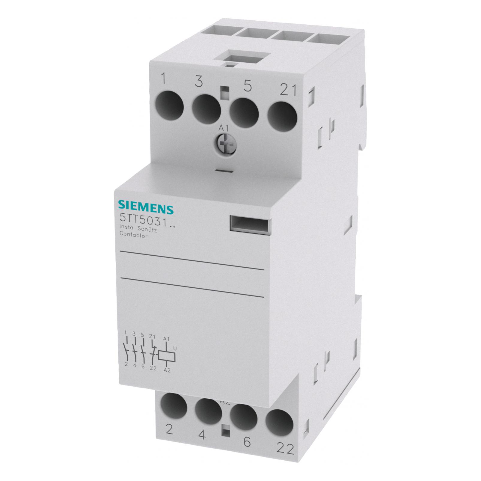 Siemens Installationsschütz 5TT5031-0 m 3 Schliessern u 1Ö Kontakt (5TT50310)