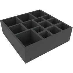 Feldherr AFGJ090BO - 285 mm x 285 mm x 90 mm Schaumstoffeinlage für Brettspiele (Schaumstoff)