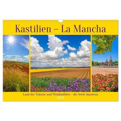 Kastilien - La Mancha (Wandkalender 2027 DIN A3 quer), CALVENDO Monatskalender