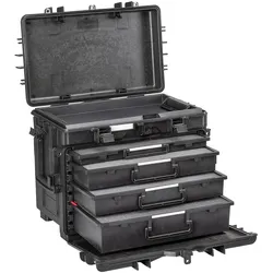 Explorer Cases 5140 Trolley Schwarz mit Schaumstoff-Fächer, Kameratasche, Schwarz