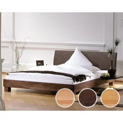 Hasena Wood-Line Massivholzbett Ivio/Lecco 100x200 cm / Buche natur, lackiert
