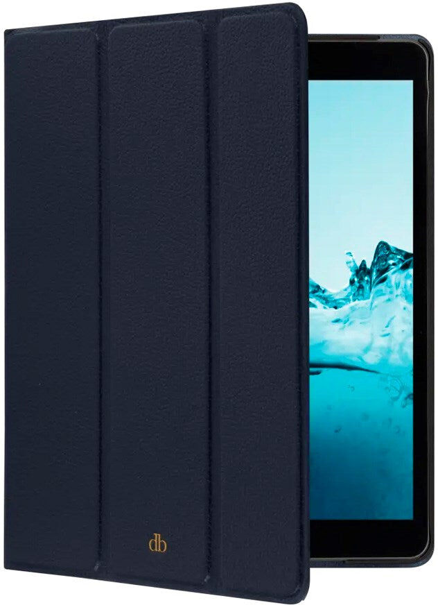 iPad 10.2" (2021 / 2020 / 2019) dbramante1928 Milan Ægte Læder Flip Cover - Pacific Blue