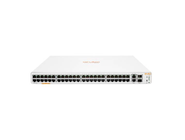 HPE Aruba Networking Aruba Instant On 1960 48G 2XGT 2SFP+, Géré, L2+, Gigabit Ethernet (10/100/1000), Full duplex, Grille de montage, 1U JL808A