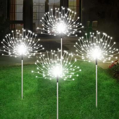 Uplift Picks Solar Garden Firework Lights Create Dazzling Outdoor Displays For Every Celebration white 200 Leds 1 Pc