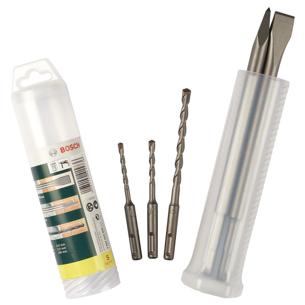 Bosch Meißel- und Hammerbohrer-Set mit SDS plus, 5-teilig, 5 - 8 2607019455