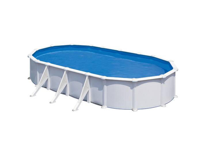 Gre Pool-Set Kitprov738, Weiß, Metall, 575x132x744 cm, Freizeit & Co, Pools & Wasserspaß, Pools, Aufstellpools