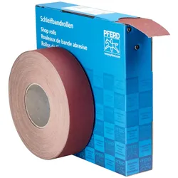 PFERD TOOLS Korund Schleifbandrolle Gewebe SBR Breite 50mm für universelle Anwendung - 45016215