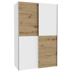 Schwebetürenschrank Ohio in Weiß ca. 120x190,5x61,2cm