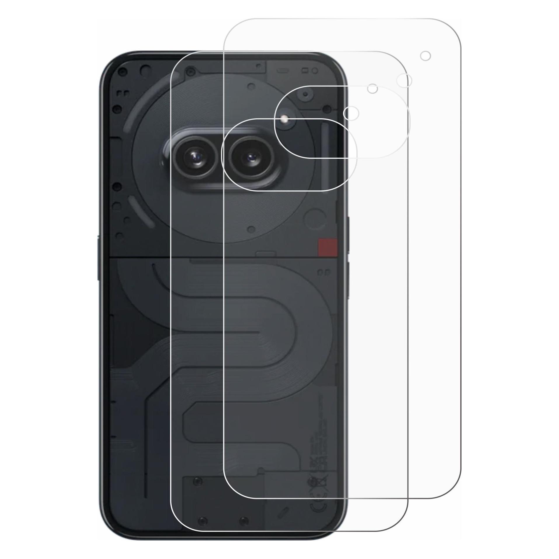 ScreenLeaf Schutzfolie für Nothing Phone (2a) (Rückseite) Displayschutz Display Schutz Folie Klar Transparent (Nothing Phone (2a)) (6153896)