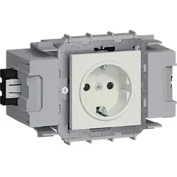 Hager GS10019016 Steckdose 1-fach Wago Winsta Frontrastend verkehrsweiß