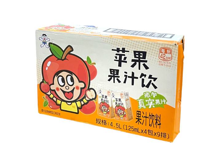 WANT WANT Appelsapdrank 125ml*4*9