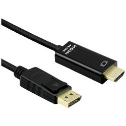 ROLINE DisplayPort Kabel DP - UHDTV, Slim, ST/ST, schwarz, 3 m 11.04.5997