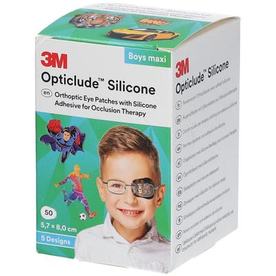 Opticlude Silicone boys maxi 5,7x8 cm 2739Pb 50 St Pflaster