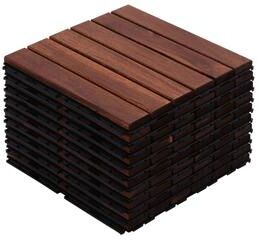 Kodotan sofa "10 PCS Interlocking Deck Tiles Striped Pattern, 12"" x 12"" Square Acacia Hardwood Outdoor Flooring for Patio,Bancony,Pool Side"