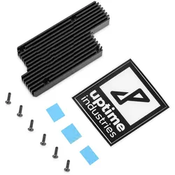 Uptime Industries Heatsink, Aluminium, 40x86x9mm, schwarz
