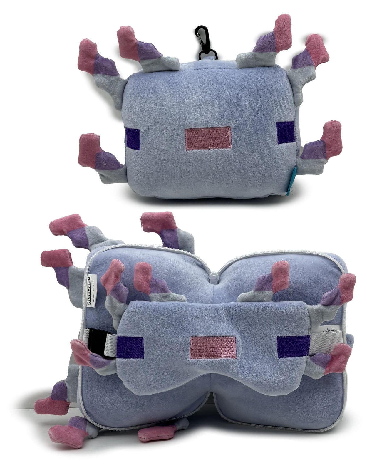 Puckator Reiskussen Axolotl Minecraft met oogmasker