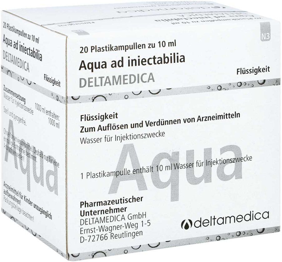 Aqua Ad Iniectabilia Plastik