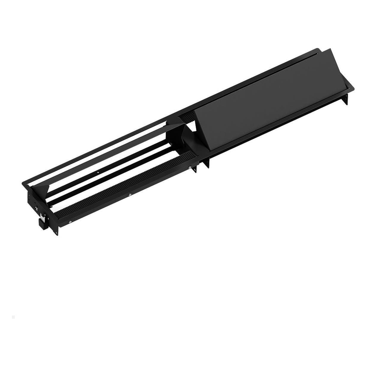 Bachmann CONI DUO Einbaurahmen lang, 2x 6-fach (911.048) schwarz (911.048)