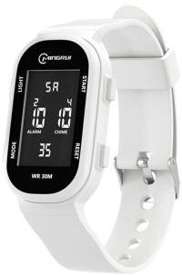 Everyday Crate MINGRUI Kids Digital Sport Watch 30M Waterproof Fitness Watch With LED Backlight Alarm And Calendar white