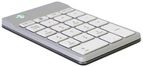 R-GO Tools Numpad Break Bluetooth Nummernblock Ergonomisch Weiß