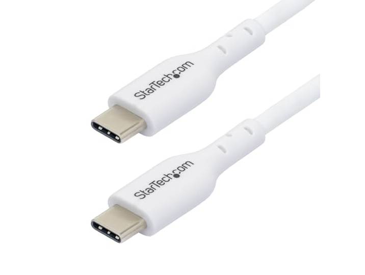StarTech 2m USB-C naar USB-C Laadkabel, 60W PD, Wit (USB2CC2MNCWHE)