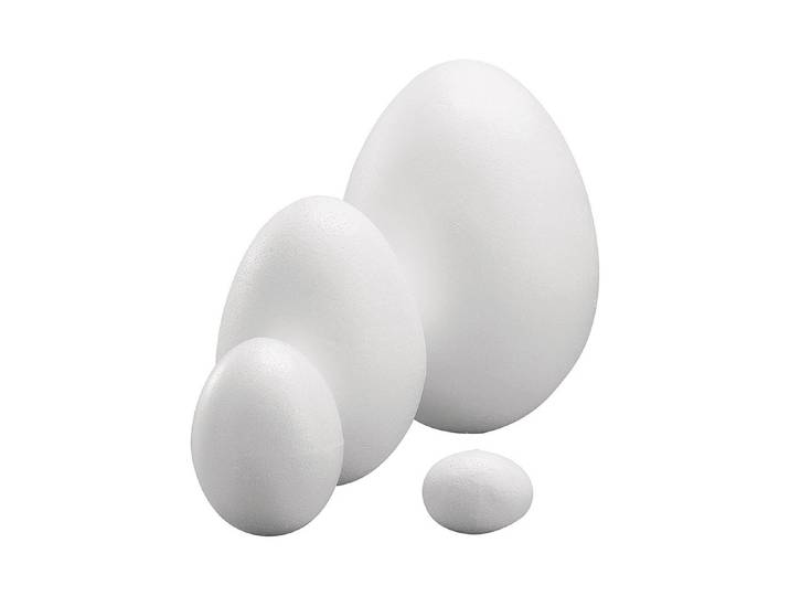 Rayher Styropor-Ei 20 cm 2-teilig