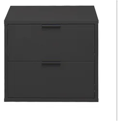 KOMMODE Erna 51x45x47 Anthrazit matt Lack