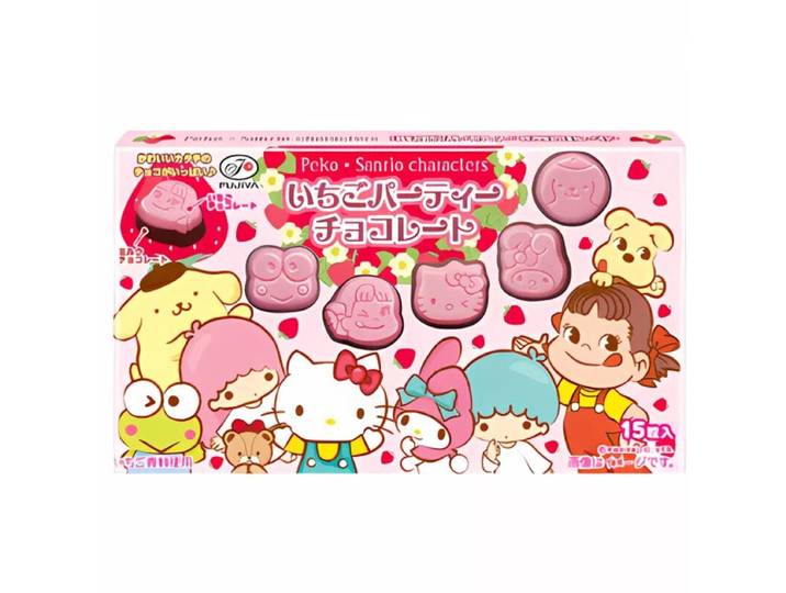 FUJIYA Biscuit fraise et chocolat personnages Sanrio 40 g