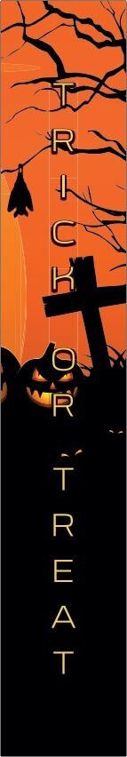 Europalms Halloween Banner, Geisterhaus, 2er-Set, 30x180cm
