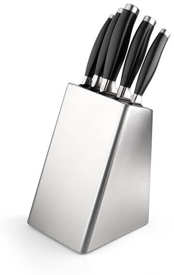 Sabatier Professional 5 Piece Stainless Steel Knife Block Set
