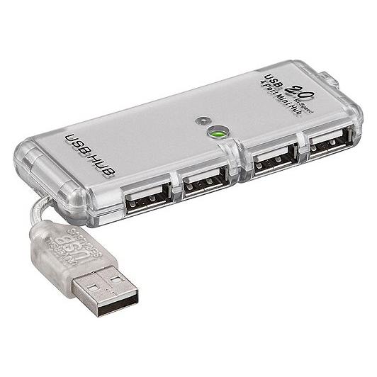 Goobay USB2.0 Hi-Speed HUB/Verteiler (USB-A, 4 Ports) (68879)