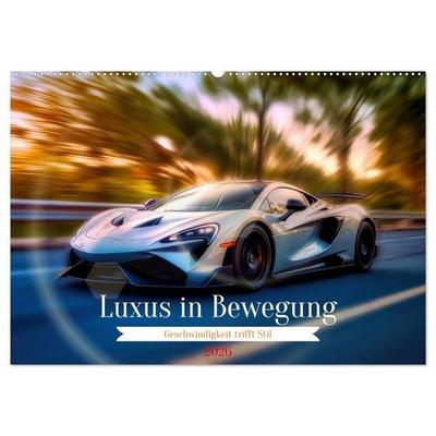 Luxus in Bewegung (Wandkalender 2026 DIN A2 quer), CALVENDO Monatskalender
