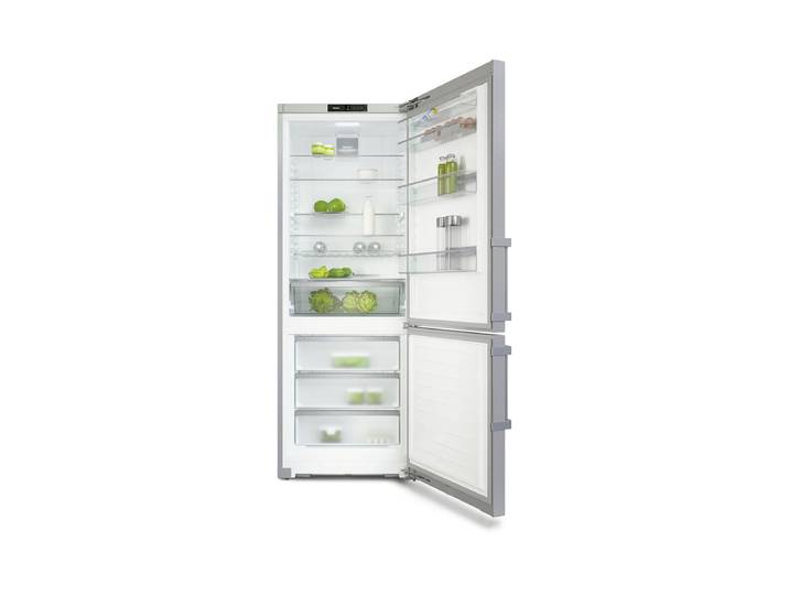 Miele KFN4796CD EDT Kühl-Gefrierkombination Silber rechts