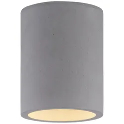 LED Deckenleuchte, betonfarben, GU10, LED wechselbar, IP20