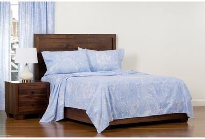 The Art of Marbling Art of Marbling Blue Ice Luxury Performance Sheet Set