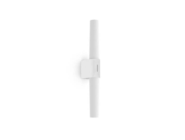 Applique murale led double de salle de bain h10,5cm blanc